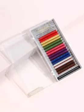 1box Colorful Individual Fake Eyelashes