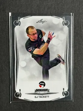 2023 Leaf PBA Trading Card EJ Tackett