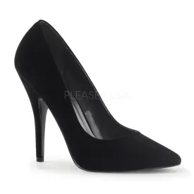 5 Inch Heel SEDUCE-420 Black Velvet