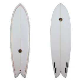 7'0" Retro Fish (7'0", 22 3/4", 3 1/8") B#128038 Gloss & Polish