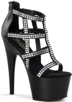 7" Rhinestone Bootie Platform (ADORE-798)