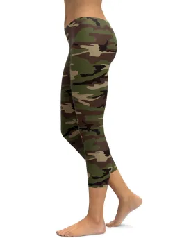 Army Camo Capris