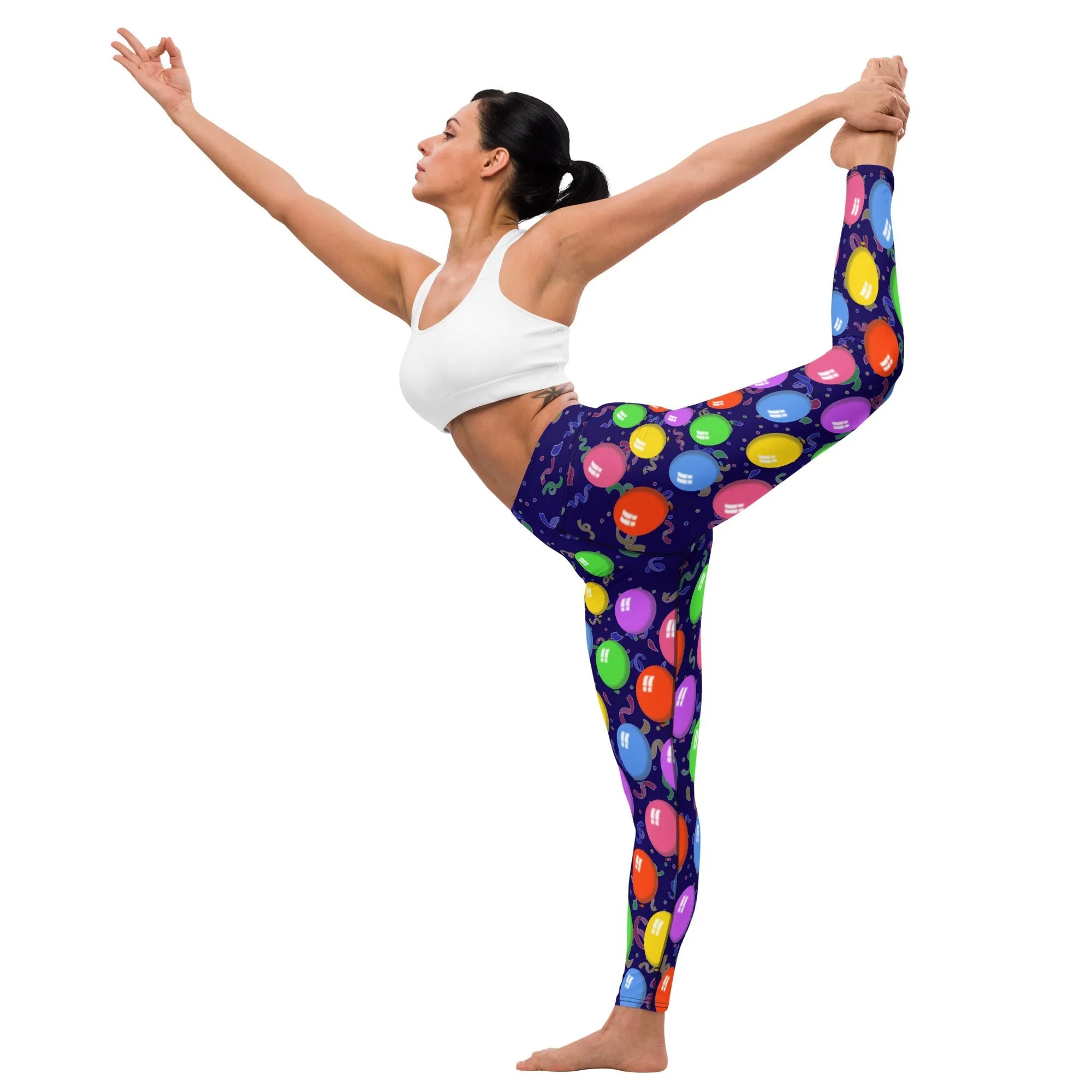 Balloons Yoga Leggings