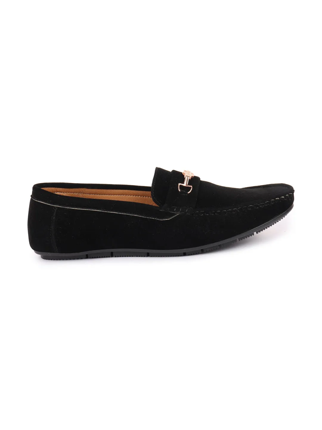 Basics Men Black Horsebit Buckle Outdoor Comfort Loafer Shoes