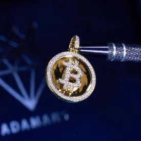 Bitcoin Pendant - Gold