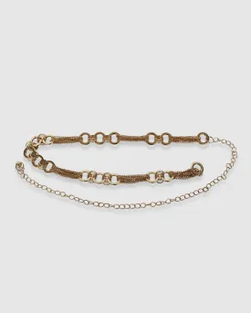 Charming Chaos Chain Belt - Gold