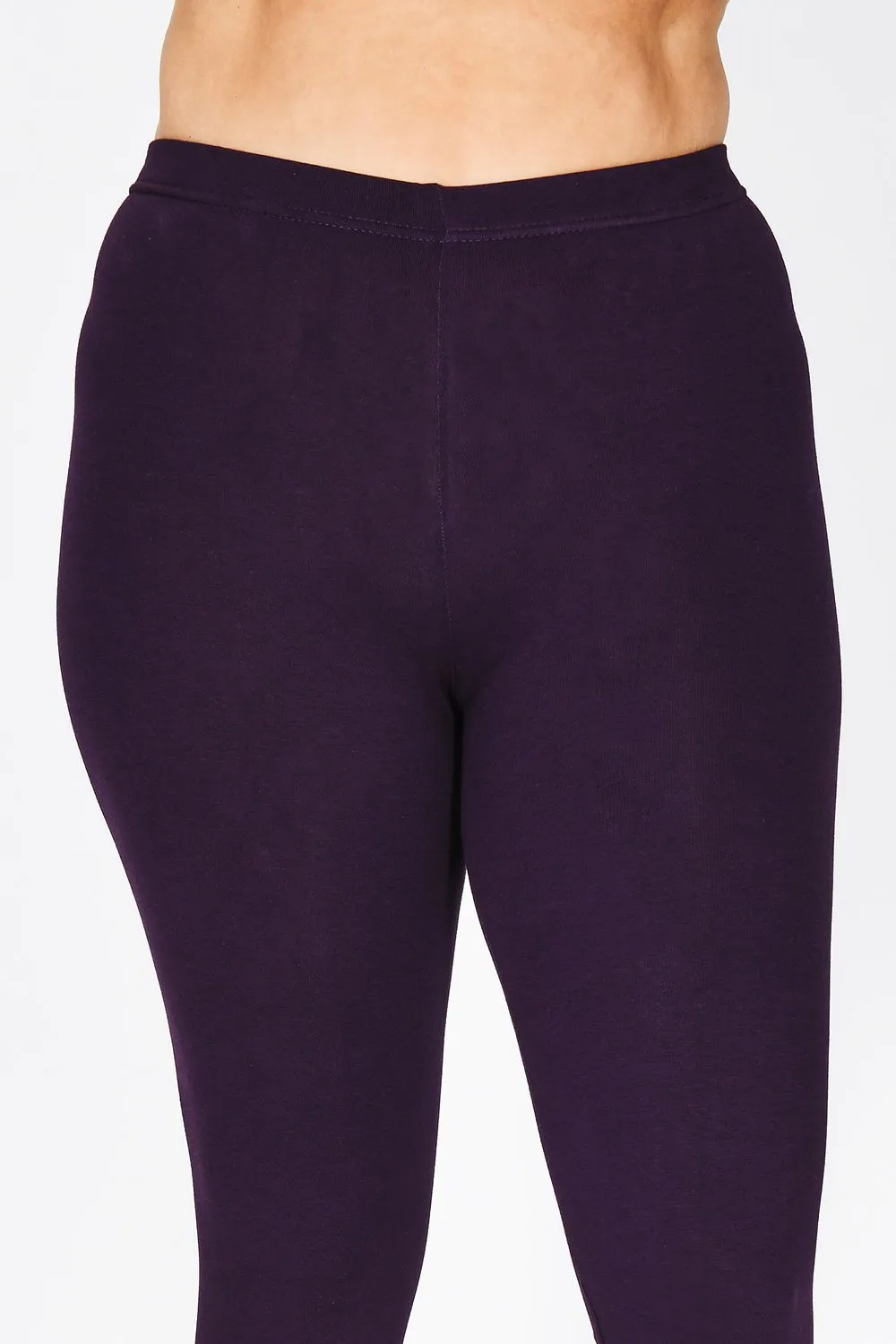 Curve Everyday Cropped Leggings - Acai Purple