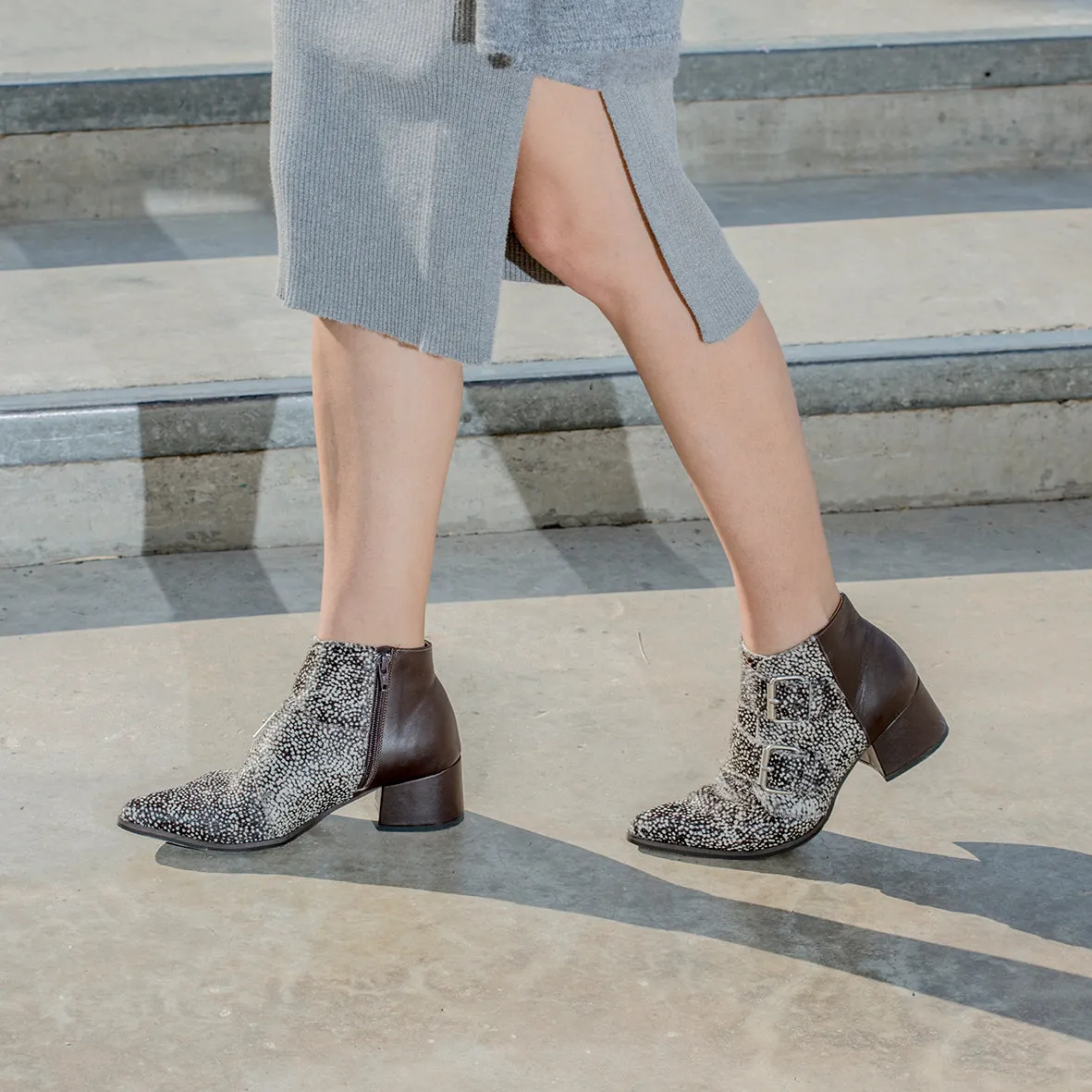 Falcon - Double Buckle Booties