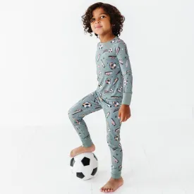 Goal Hard or Go Home Soccer Kids Bamboo Pajamas