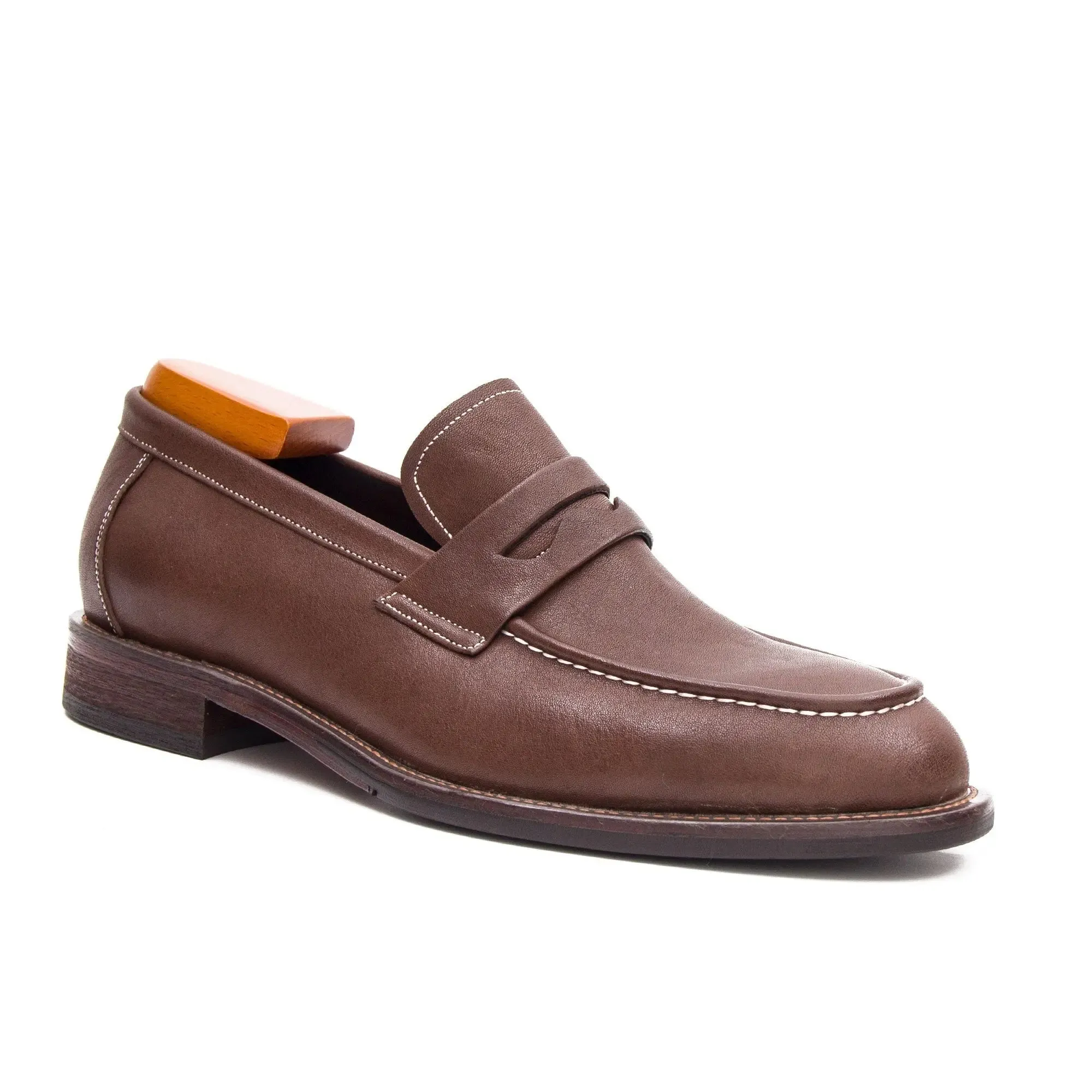 Hand Washed Leather LOAFERS Shoes 23098