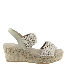 Juncal Aguirre 2525 Beige Wedge Espadrille