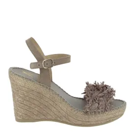 Juncal Aguirre 2659 Grey Wedge Espadrille