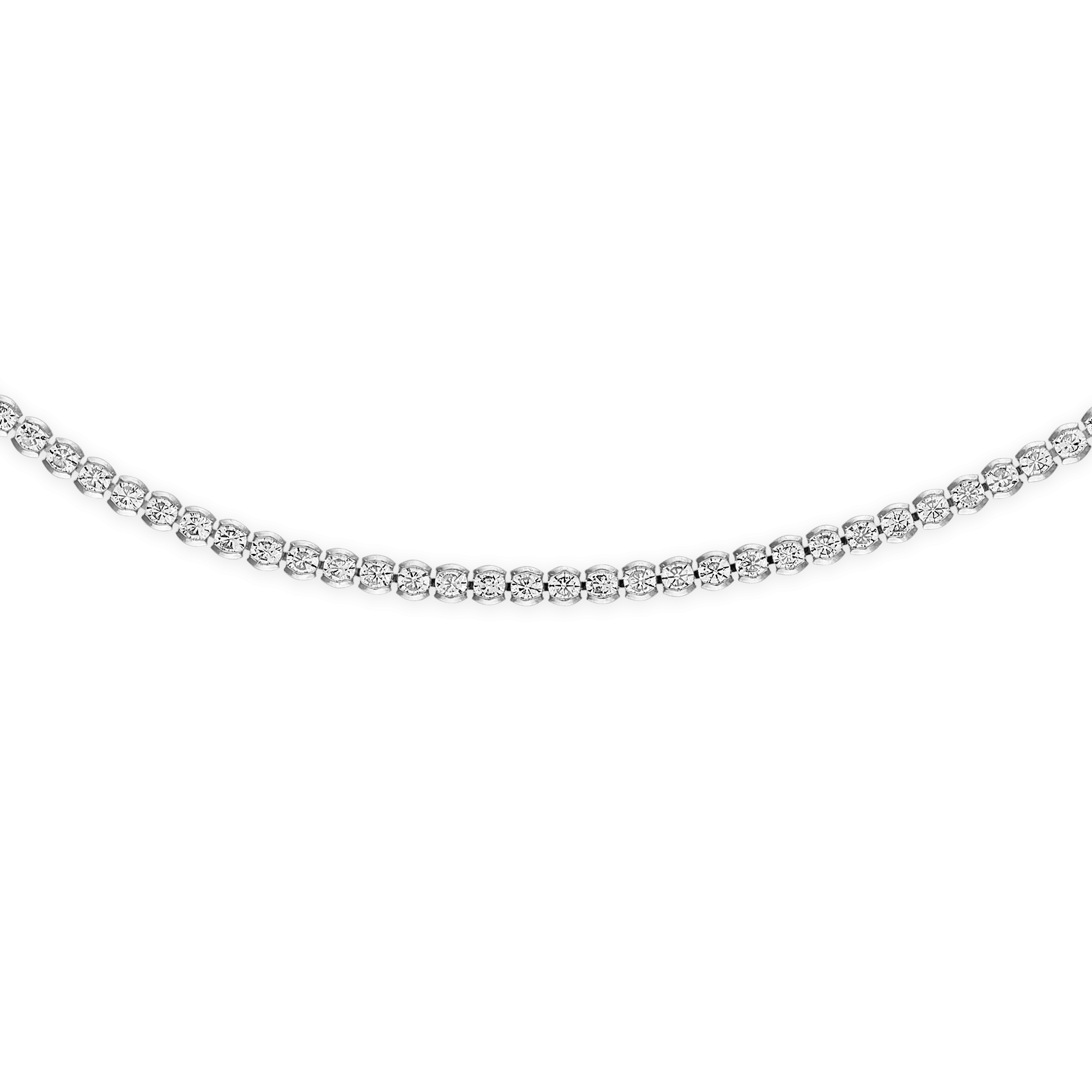 Lenore Crystal Tennis Necklace