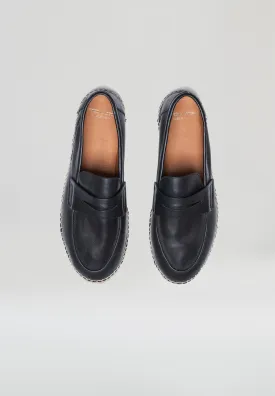 Loafers - Black Leather