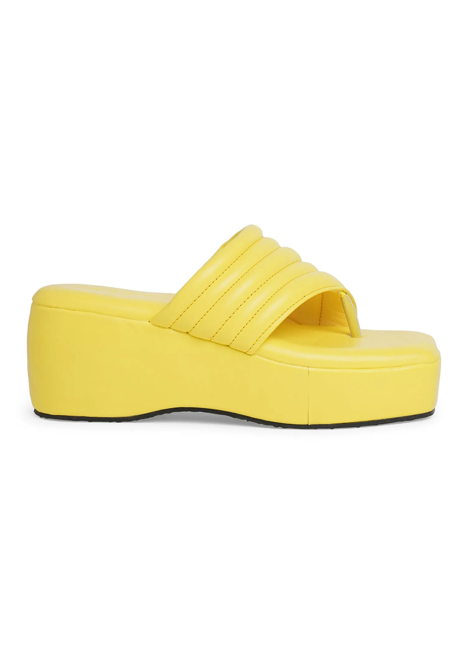 Sable Yellow Platform flats