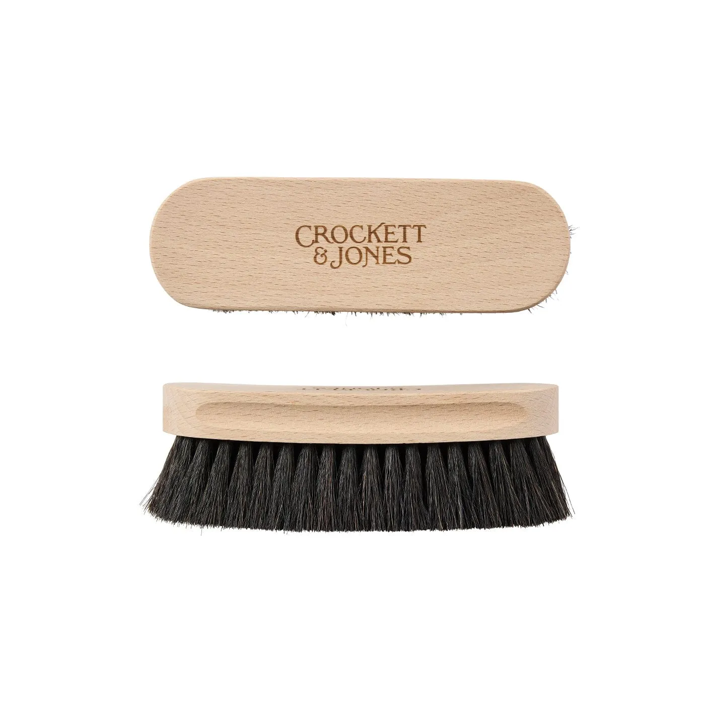 Shoe Brush Sanded Beech Small (Black)