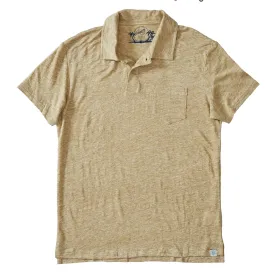 Soldano Linen Polo - Gold (Final Sale)