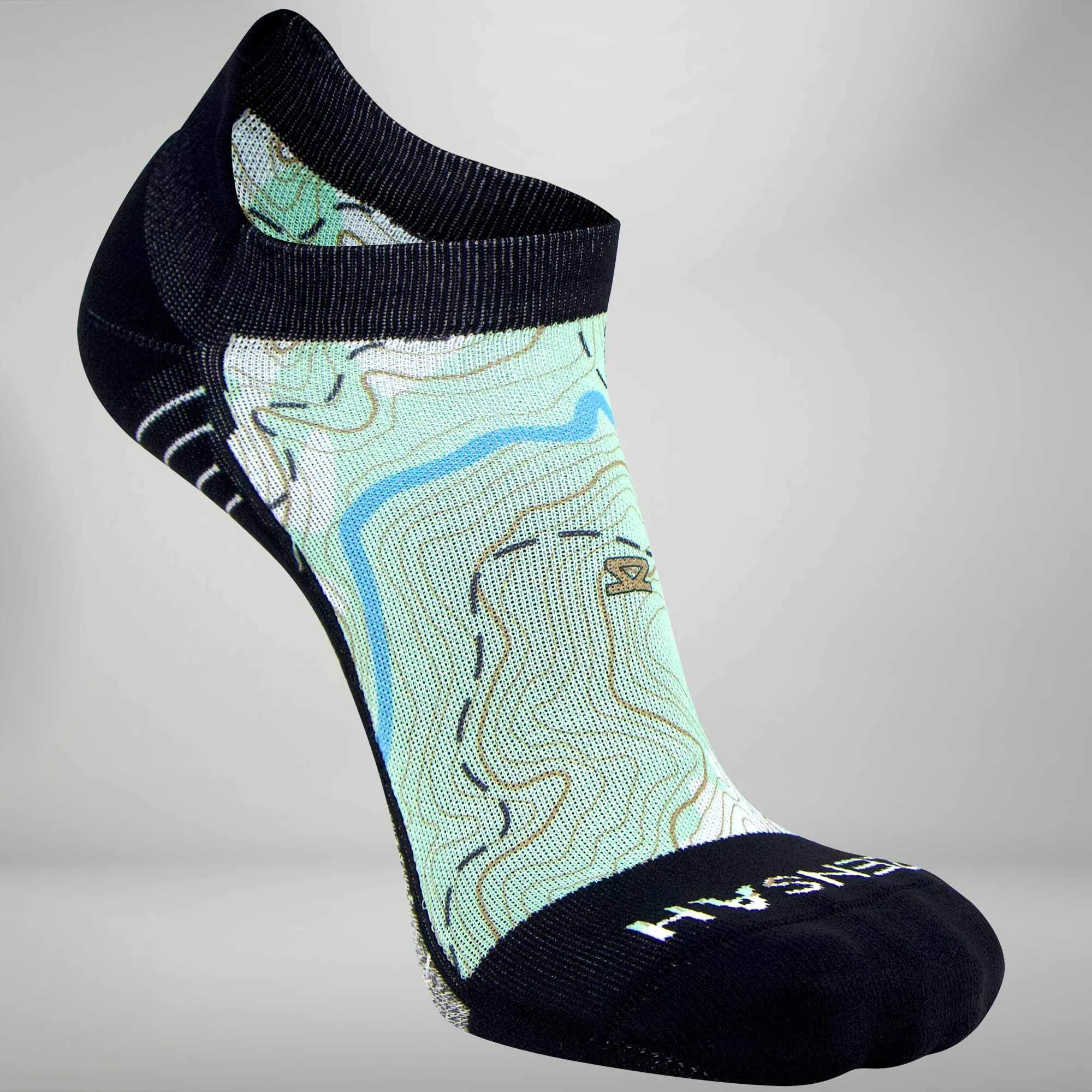 Topography Socks (No Show)